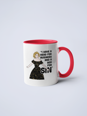 Head For Business & Bod For Sin Ceramic Mug