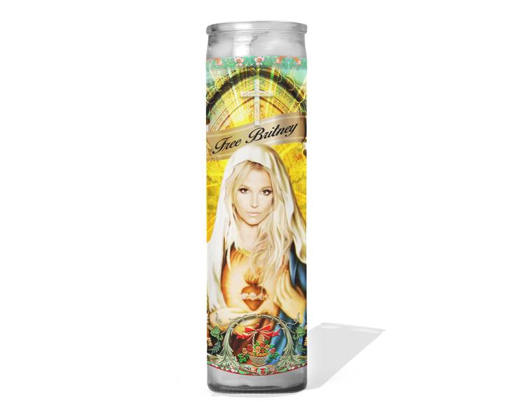 Free Britney - Britney Spears Celebrity Prayer Candle
