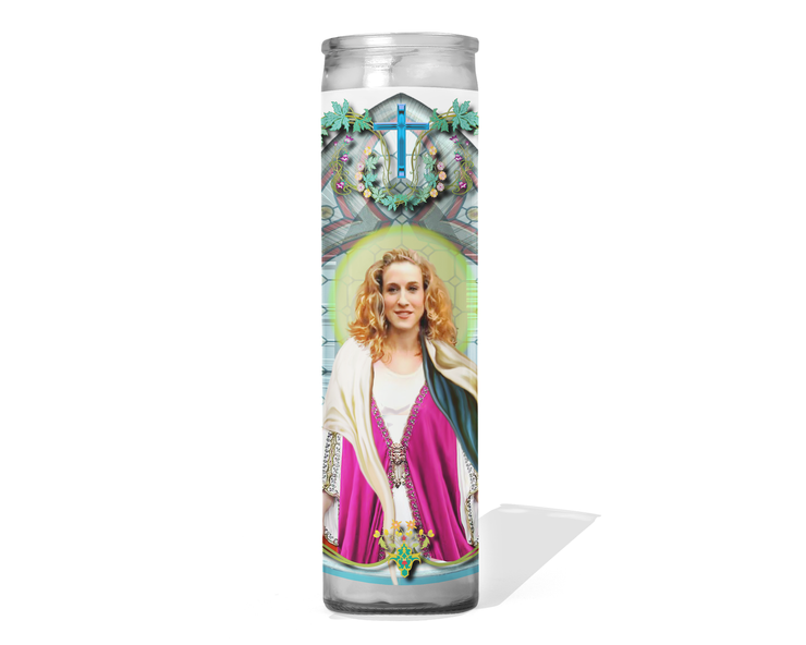 Carrie Bradshaw Celebrity Prayer Candle - Sex and the City