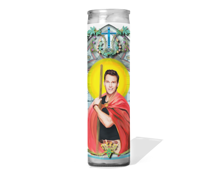 Chris Pratt Celebrity Prayer Candle