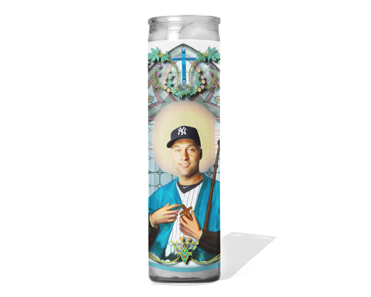 Yankees Derek Jeter Celebrity Prayer Candle