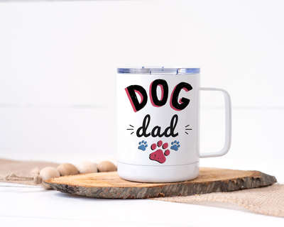 Dog Dad Stainless Steel Travel Mug