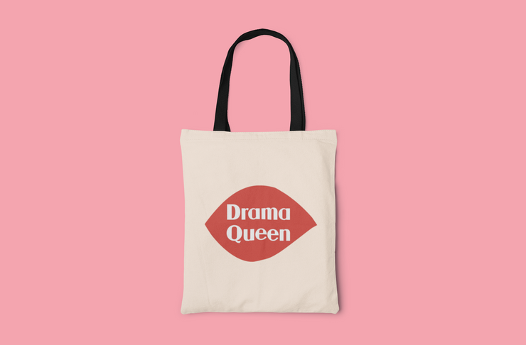 Drama Queen Canvas Tote Bag