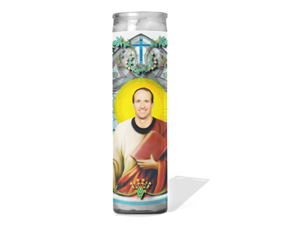 Drew Brees Celebrity Prayer Candle - New Orleans Saints