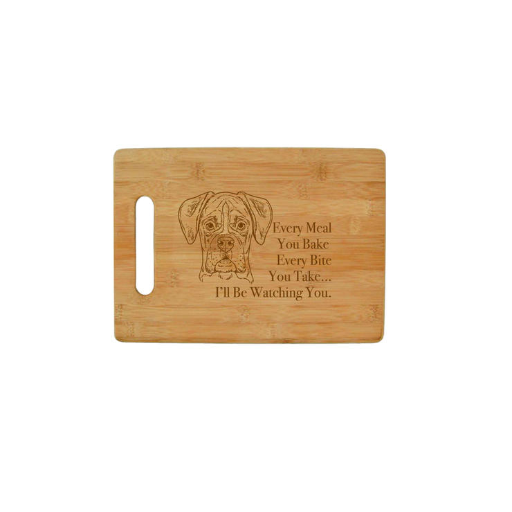 Every Meal You Bake - Dog Breed Bamboo Cutting Board