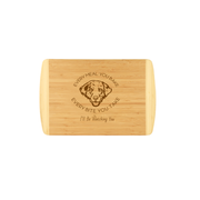 Every Meal You Bake - Dog Breed Large Bamboo Cutting Board