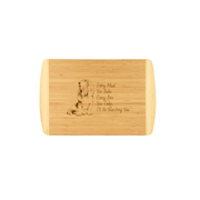 Every Meal You Bake - Dog Breed Large Bamboo Cutting Board