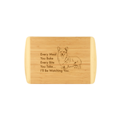 Every Meal You Bake - Dog Breed Large Bamboo Cutting Board