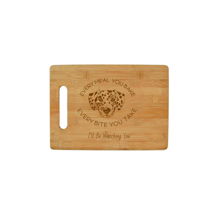 Every Meal You Bake - Dog Breed Bamboo Cutting Board