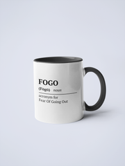 Fear Of Going Out Ceramic Coffee Mug