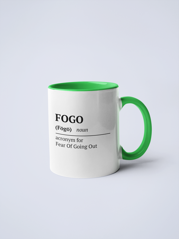 Fear Of Going Out Ceramic Coffee Mug