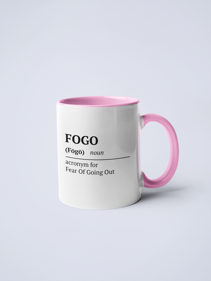 Fear Of Going Out Ceramic Coffee Mug