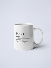 Fear Of Going Out Ceramic Coffee Mug