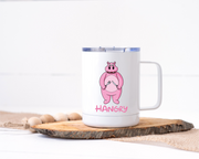 Hangry Hippo Stainless Steel Travel Mug