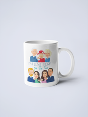 Here For The Tea Royal Family Ceramic Coffee Mug