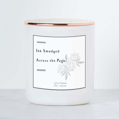 Leftie Problems - Luxe Scented Soy Candle for the Left Handed - Grapefruit & Mint