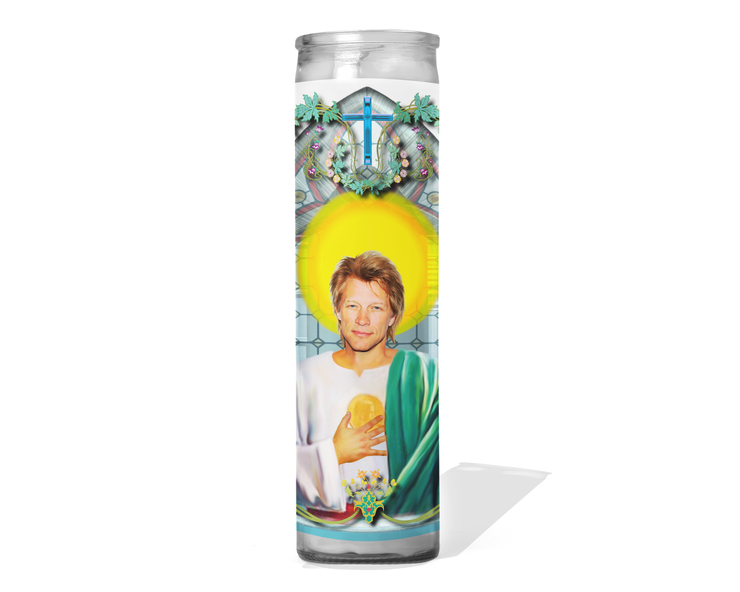 Jon Bon Jovi Celebrity Singer Prayer Candle