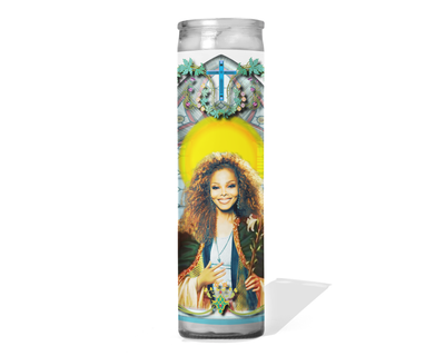 Janet Jackson Celebrity Singer Prayer Candle