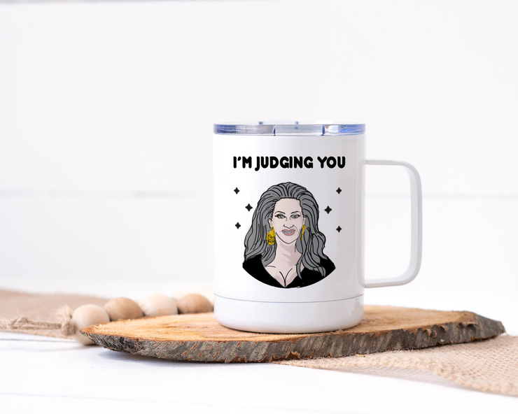 I'm Judging You - Michelle Visage Stainless Steel Travel Mug - RuPaul's Drag Race