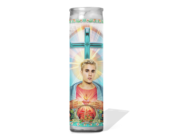 Justin Bieber Celebrity Prayer Candle