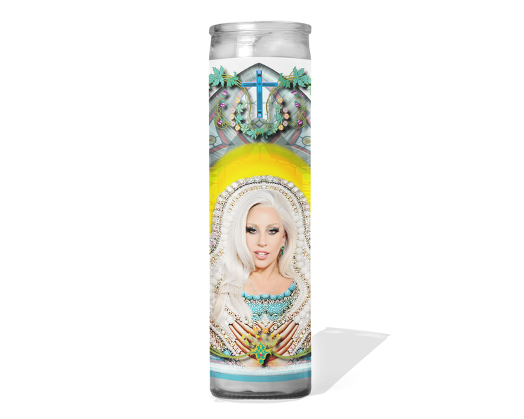 Lady Gaga Celebrity Prayer Candle
