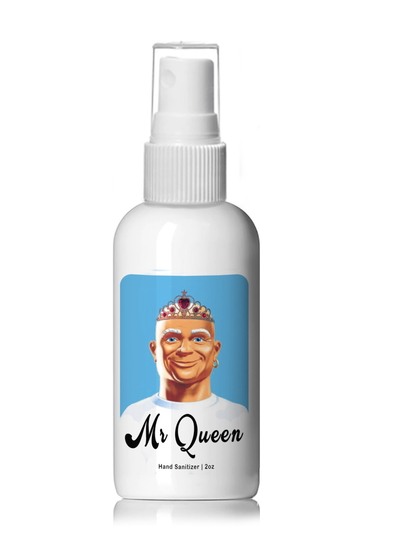 Mr. Queen Hand Sanitizer - 4oz Plastic Spray Bottle