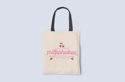 I Don't Make Milkshakes Canvas Tote Bag