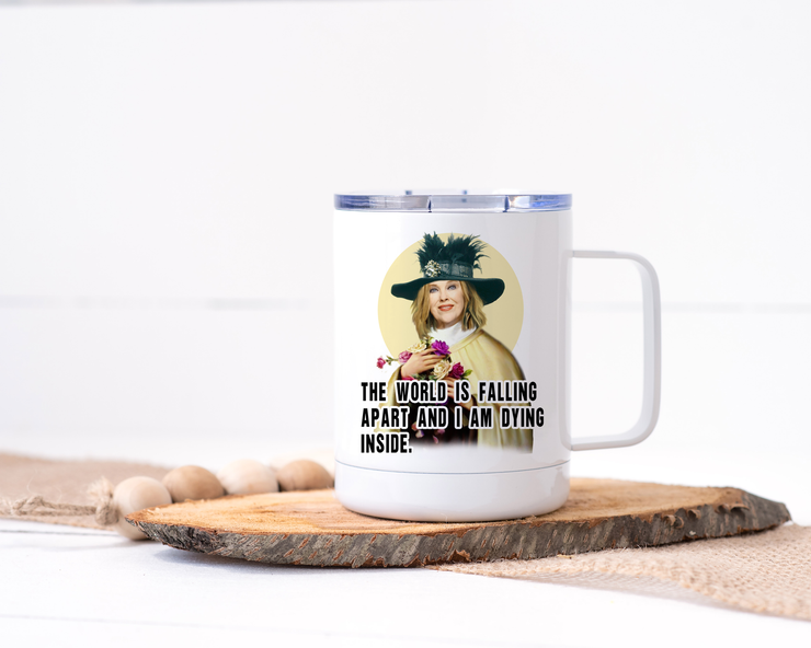 Moira Rose - The World is Falling Apart - Schitt's Creek Stainless Steel Travel Mug