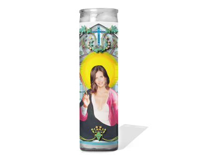 Monica Geller Celebrity Prayer Candle - Friends - Courteney Cox