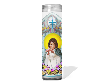 House Speaker Nancy Pelosi Prayer Candle - Clapping for Trump