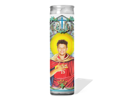 Patrick Mahomes Celebrity Prayer Candle -  Kansas City Chiefs