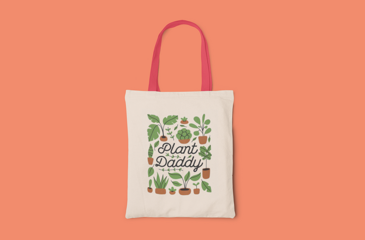 Plant Daddy Canvas Tote Bag