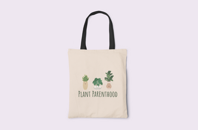 Plant Parenthood Canvas Tote Bag