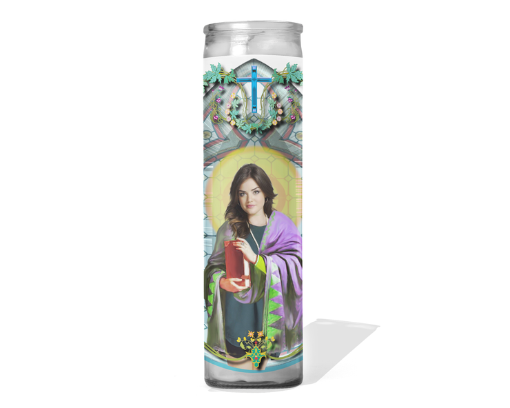 Aria Montgomery - Lucy Hale Celebrity Prayer Candle - Pretty Little Liars