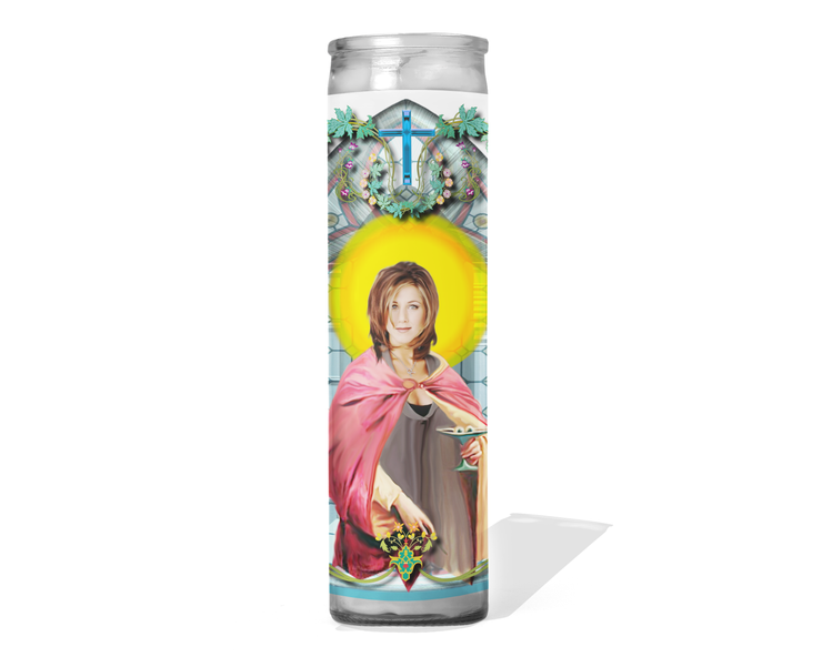 Rachel Green Celebrity Prayer Candle - Friends - Jennifer Aniston