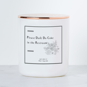 Please Don't Do Coke in the Restroom - Luxe Scented Soy Candle - Fresh Linen