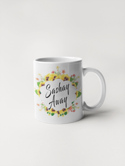 Sashay Away Coffee Mug - Floral Fancy and Delicate