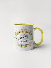 Sashay Away Coffee Mug - Floral Fancy and Delicate