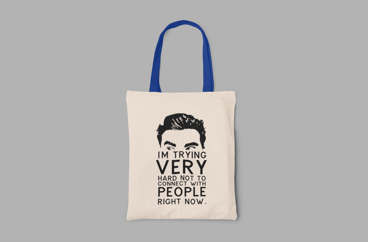 David Rose Schitt's Creek Canvas Tote Bag