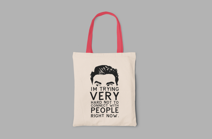 David Rose Schitt's Creek Canvas Tote Bag