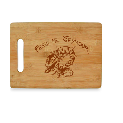 Feed Me Seymour - Bamboo Cutting Board - Little Shop of Horrors