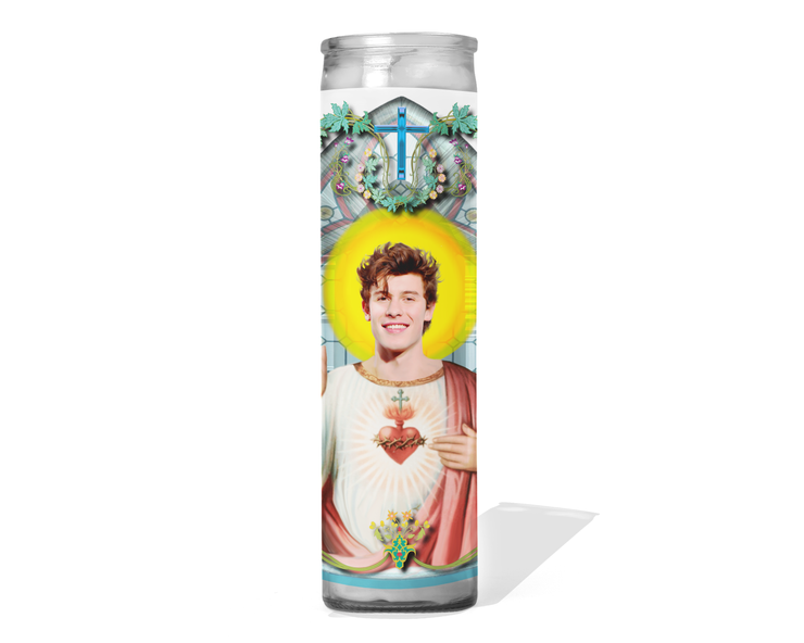 Shawn Mendes Celebrity Singer Prayer Candle