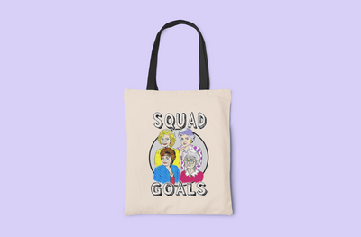 Squad Goals Golden Girls Canvas Tote Bag