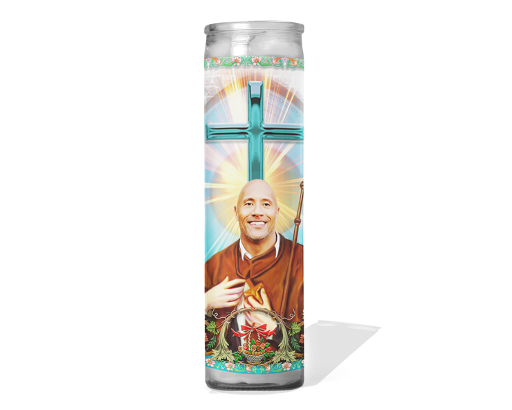 Dwayne 'The Rock' Johnson Celebrity Prayer Candle