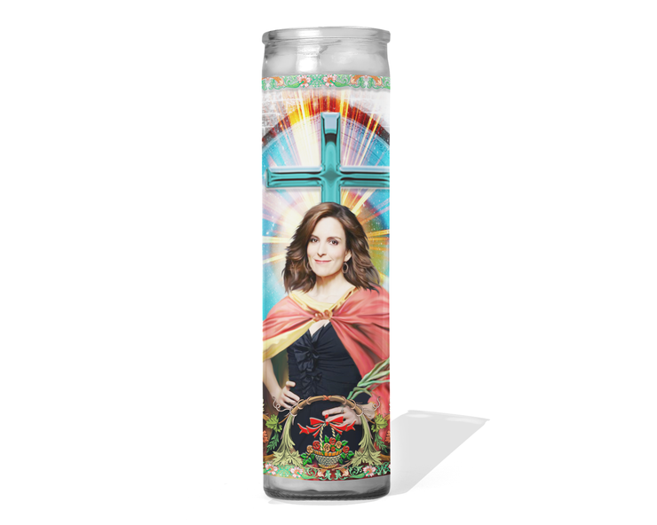 Tina Fey Celebrity Prayer Candle