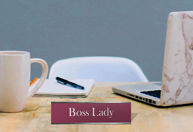 Boss Lady - Office Desk Plate