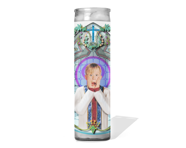 Macaulay Culkin - Home Alone Celebrity Christmas Prayer Candle