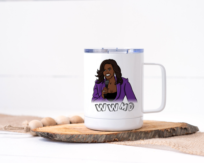 WWMD - What Would Michelle Do? Michelle Obama Stainless Steel Travel Mug