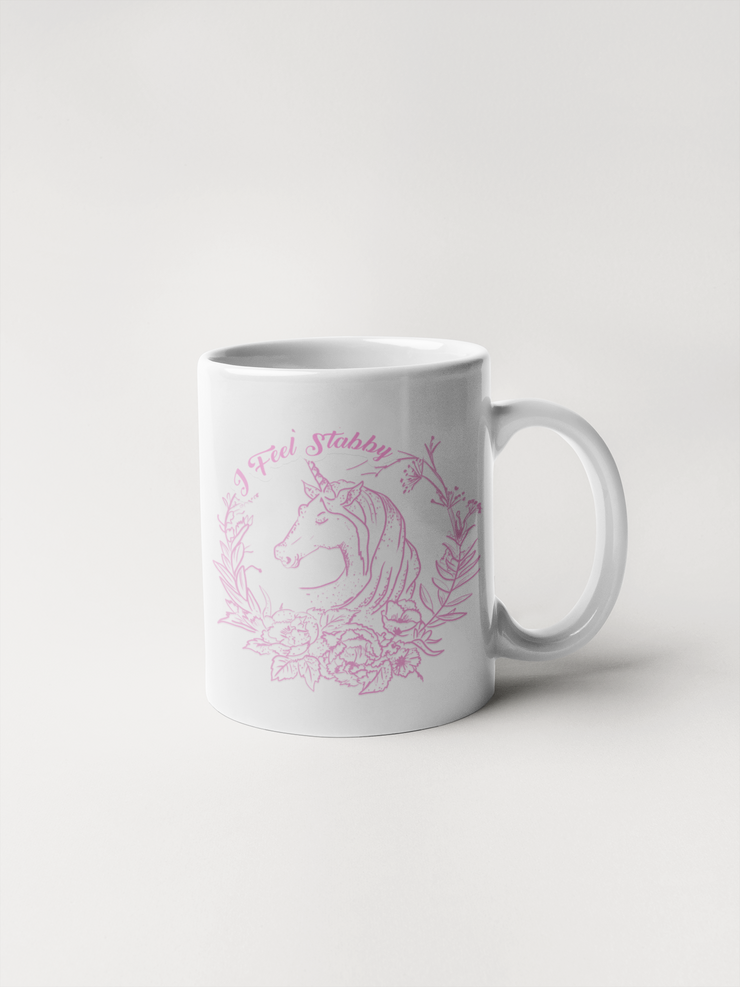 I Feel Stabby - Unicorn Coffee Mug