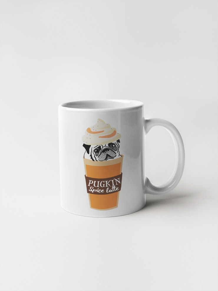 Pugkin Spice Latte - Pug Coffee Mug